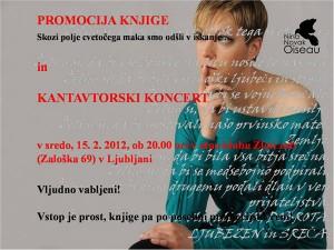 Nina Novak Oiseau - predstavitev knjige Skozi polje cvetočega maka smo odšli v iskanje